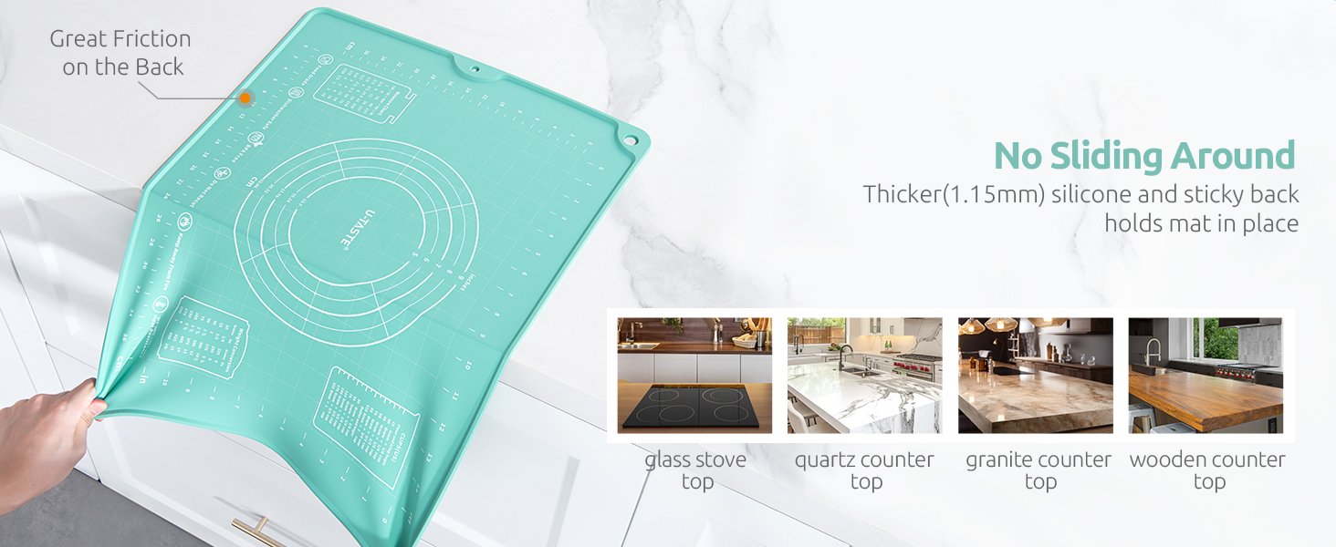 U-Taste Liquid Silicone Pastry Mat: 16