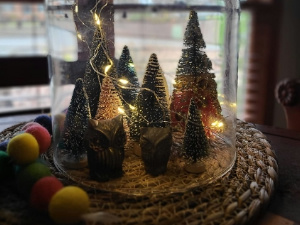 Round Woven Placemats Set of 4, 12