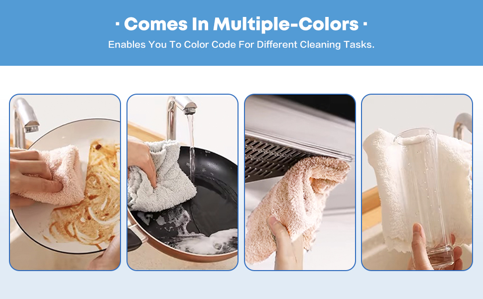 12 Pack Cleaning Cloth,Ultra Soft Absorbent Quick Drying Microfiber Cleaning rags,No scratches,Reusable,Washable,Lint Free Cleaning Towels for Kitchen,Window,Glass,car,11.8