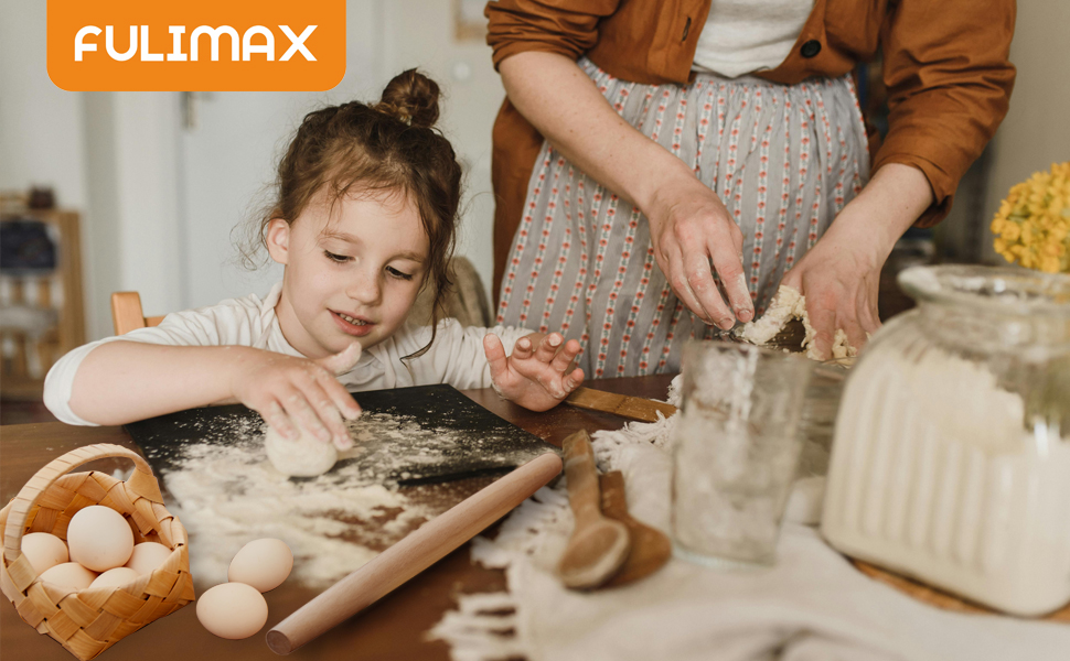 French Rolling Pin for Dough - Fulimax 16