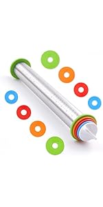 French Rolling Pin for Dough - Fulimax 16