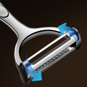 Multifunction Vegetable Peeler Julienne Peeler for Kitchen (2-in-1 peeler)