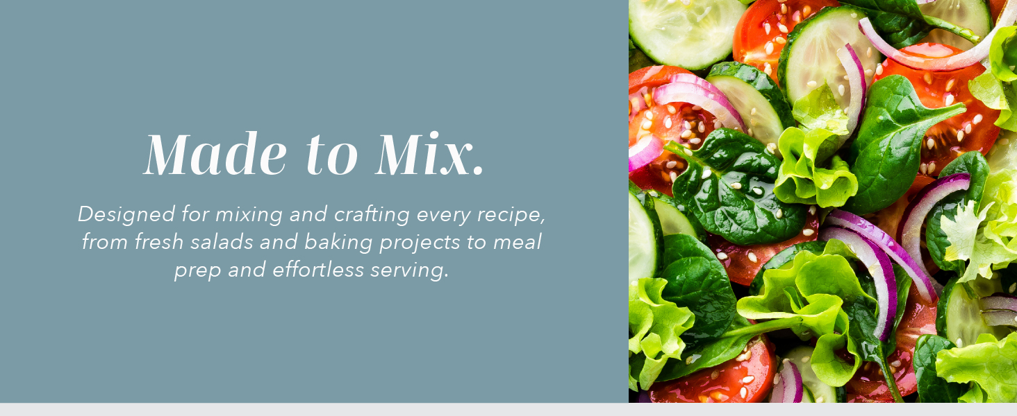 COOK WITH COLOR Mixing Bowls with Lids - 12 Piece Plastic Nesting Bowls Set includes 6 Prep Bowls and 6 Lids, Microwave Safe Mixing Bowl Set, Cream Embossed