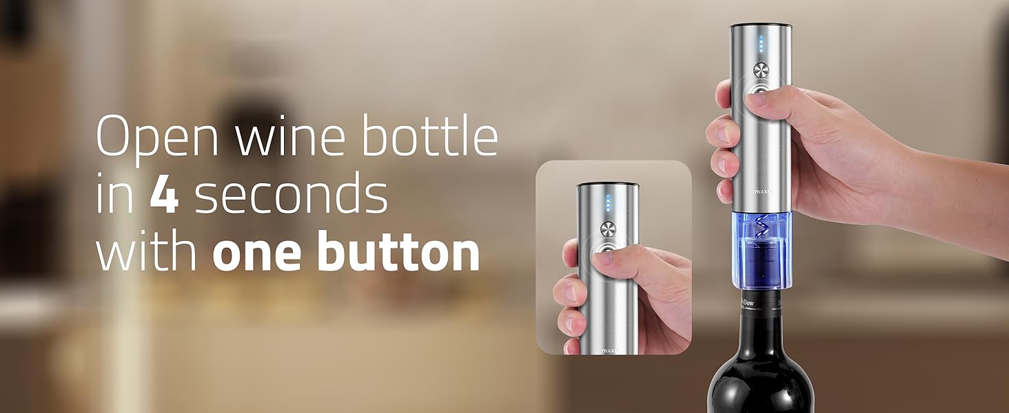 Electric Wine Opener Set - Premium Wine Gifts with Wine Opener, Foil Cutter, Wine Aerator, Vacuum Stopper, and Elegant Gift Box - Ideal Christmas Gift for Unforgettable Moments