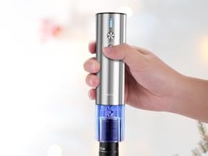 Electric Wine Opener Set - Premium Wine Gifts with Wine Opener, Foil Cutter, Wine Aerator, Vacuum Stopper, and Elegant Gift Box - Ideal Christmas Gift for Unforgettable Moments