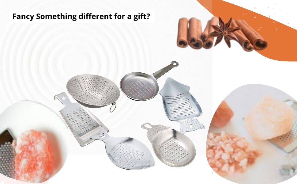 Mini Zesters & Graters HAGOITA RACKET - Versatile Kitchen Tool for Wasabi, Citrus, Ginger, Chocolate, Cheese, & More Premium Quality for Culinary Perfection, Stainless Steel, UPB Japan