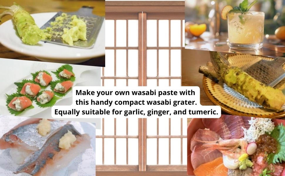 Mini Zesters & Graters HAGOITA RACKET - Versatile Kitchen Tool for Wasabi, Citrus, Ginger, Chocolate, Cheese, & More Premium Quality for Culinary Perfection, Stainless Steel, UPB Japan
