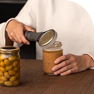 Zyliss Strongboy Jar Opener - Rubberized & Adjustable Jar Opener for Jars Up to 4