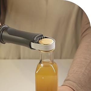 Zyliss Strongboy Jar Opener - Rubberized & Adjustable Jar Opener for Jars Up to 4