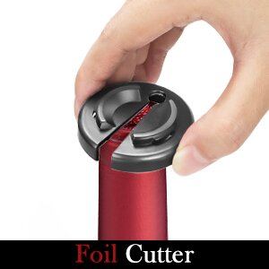 Electric Wine Opener Tomentific, Rechargeable Automatic Wine Corkscrew Bottle Opener With Foil Cutter, Type-C Charging Wine Openers With LED Light For Home Party Wedding Gifts (Stainless Steel)