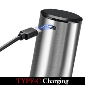 Electric Wine Opener Tomentific, Rechargeable Automatic Wine Corkscrew Bottle Opener With Foil Cutter, Type-C Charging Wine Openers With LED Light For Home Party Wedding Gifts (Stainless Steel)