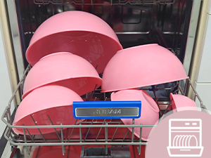 BoxedHome BPA Free Plastic Round Mixing Bowl with Lids, 12 Pack Nesting Bowls with Lids Set, Microwave and Dishwasher Safe Prep & Serving Bowls Great for Mixing, Baking, Serving (Pink, 12pcs)