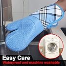 Silicone Pot Holders Set of 3 Heat Resistant & Non Slip Potholders, Professional Oven Hot Pads with Pockets Mitts for Kitchen Cooking Baking Barbecue (Khaki, 3)