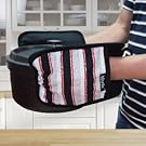 Silicone Pot Holders Set of 3 Heat Resistant & Non Slip Potholders, Professional Oven Hot Pads with Pockets Mitts for Kitchen Cooking Baking Barbecue (Khaki, 3)