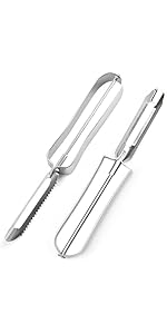 Potato Peelers for Kitchen, 2 Pcs, Just Like Mom's old steel Peeler
