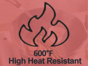 Silicone Spatula Set, 600°F Heat Resistant Silicone Spatula Turner Flipper for Cooking, Non Stick and Non Scratch Kitchen Utensils for Eggs & Pancakes, 4 Pack, Black