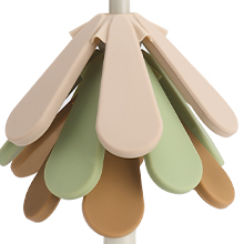 Tree Coasters Set of 3, Silicone Tree Trivets for Hot Dishes, Kitchen, Office Desk, Restaurant Cafe Coaster or Decoration