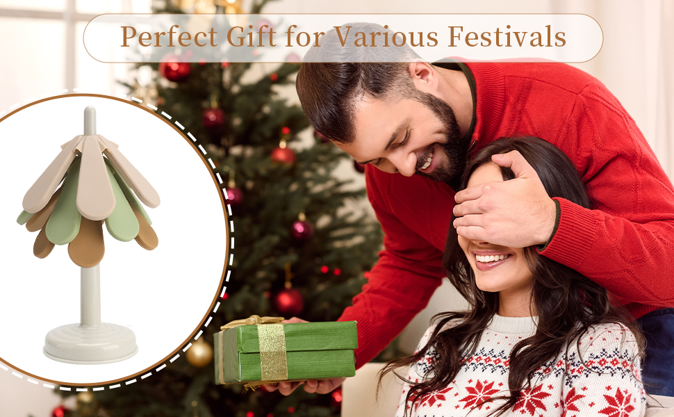 Tree Coasters Set of 3, Silicone Tree Trivets for Hot Dishes, Kitchen, Office Desk, Restaurant Cafe Coaster or Decoration