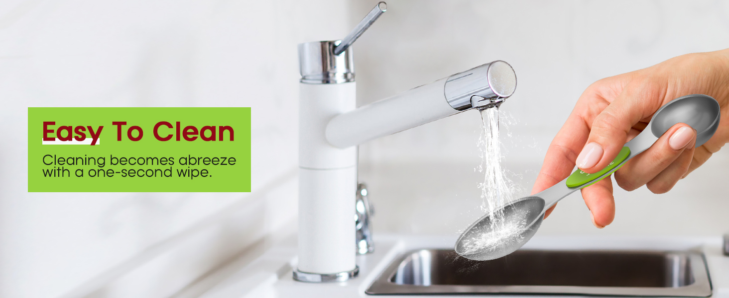 Premium Magnetic Measuring Spoons Set|Strong N52 Magnets|Heavy Duty Stainless Steel|Dual-Sided for Spice Jar & Liquid Measuring|Dishwasher Safe|7 Spoons with Leveler for Baking & Cooking (Colorful)