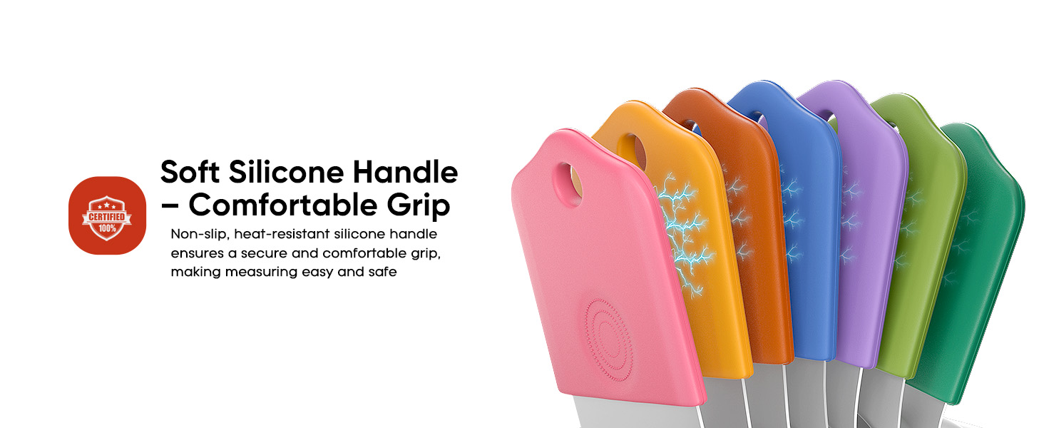 Magnetic Measuring Cups and Spoons Set304 Stainless Steel Dual Scale Set of 15, Strong N52 Magnetic Nesting Design with Leveler, for Dry&Liquid Ingredients, Dishwasher Safe(Colorful)