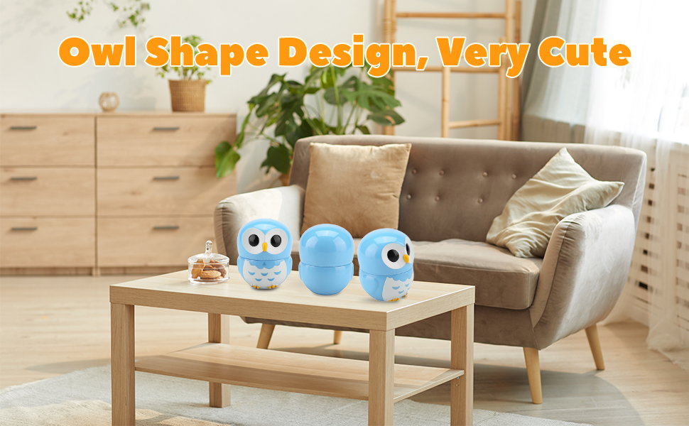 Owl Kitchen Timer, Kitchen Timer Owl Mechanical Home Cooking Counters Clock Portable Alarm Clock Kitchen Cooking Tool (Pink)