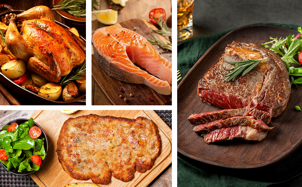 18/10 Stainless Steel Meat Tenderizer Tool, 24 Sharp Needles for Tenderizing Steak Chicken Pork Veal Barbecue Marinating