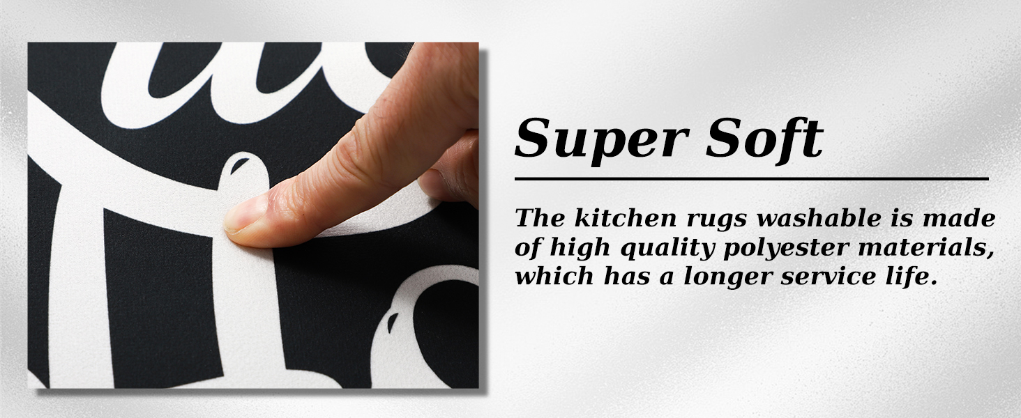 Kitchen Mats for Floor 3 Pieces Set, Non Slip Cushioned Runners Waterproof Comfort Kitchen Rugs and Mats Farmhouse Chef Mat Carpet for Sink,Laundry Room