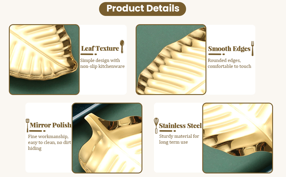 Gold Spoon Rest for Kitchen Counter, Spatula Spoon Ladle Utensil Holder, Stainless Steel Spoon Holder for Stove Top, Spoon Rest for Ladles, Tongs & Spatula