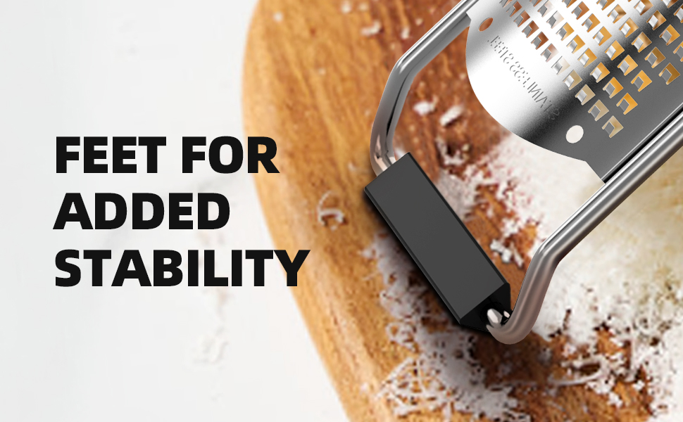 Cheese Grater, Lemon Zester, Fine Cheese Grater with Handle, Width 2.5 inch