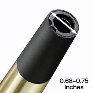 Elegant Wine Aerator Pourer Spout by ELMWAY - Clear Wine Air Aerator Enhances Flavor, Aroma & Finish, No Spill Design, Wine Accessory Gift for Wine Lovers - Gold