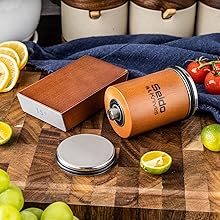 Rolling Knife Sharpener – Dual-Grit Diamond Coated Discs with 15° & 20° Sharpening Angles – Professional & Home Use