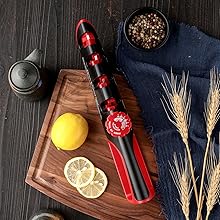 4-Stage Professional Knife Sharpener - Adjustable Angle Guide and Scissor Sharpening Slot