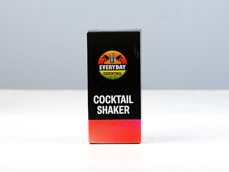 EVERYDAY COCKTAIL - Professional Glass Cocktail Shaker 14 oz, Martini Shaker with Recipes and Measurements, Built-in Strainer and Leakproof Seal, Clear Bar Tool for Margaritas, Martinis