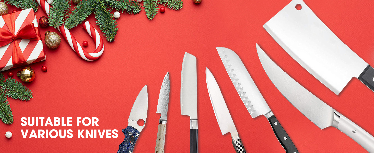 imarku Rolling Knife Sharpener for Ultra Razor Sharp Edges, Magnetic 4-Angle Knife Sharpening Kit, Rolling Knife Sharpener Kit with 2 Diamond Discs for Sharpening and Honing, 12, 13, 15, 20 Degree