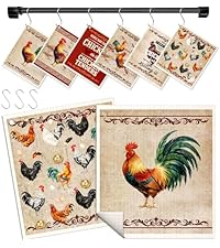 Kitchen Swedish Dishcloths with Hooks - 6 Pack Reusable Dish Cloths for Washing Dishes Fast Drying Cute Fun Swedish Dish Towels Washable Cleaning Sponge, Furry Dog