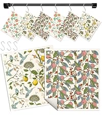 Kitchen Swedish Dishcloths with Hooks - 6 Pack Reusable Dish Cloths for Washing Dishes Fast Drying Cute Fun Swedish Dish Towels Washable Cleaning Sponge, Furry Dog