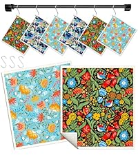 Kitchen Swedish Dishcloths with Hooks - 6 Pack Reusable Dish Cloths for Washing Dishes Fast Drying Cute Fun Swedish Dish Towels Washable Cleaning Sponge, Furry Dog