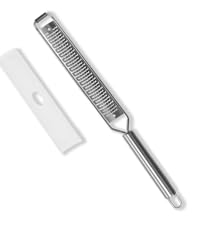 Vovoly 4-Pcs Pro Set Zester Grater Set, Cheese Grater with Razor-Sharp Stainless Steel Blade, Fine/Coarse/Extra Coarse/Slider Attachment