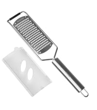 Vovoly 4-Pcs Pro Set Zester Grater Set, Cheese Grater with Razor-Sharp Stainless Steel Blade, Fine/Coarse/Extra Coarse/Slider Attachment