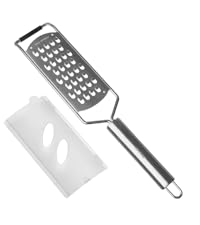 Vovoly 4-Pcs Pro Set Zester Grater Set, Cheese Grater with Razor-Sharp Stainless Steel Blade, Fine/Coarse/Extra Coarse/Slider Attachment