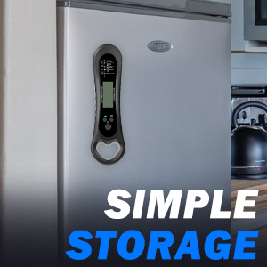 Meat Thermometer Digital, Instant Read Meat Thermometer for Grill and Cooking, with Bottle Opener, Backlight & Calibration Food Thermometer, Kitchen Gadgets for BBQ, Turkey, Candy, Liquids