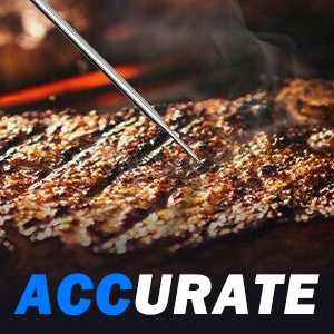 Meat Thermometer Digital, Instant Read Meat Thermometer for Grill and Cooking, with Bottle Opener, Backlight & Calibration Food Thermometer, Kitchen Gadgets for BBQ, Turkey, Candy, Liquids