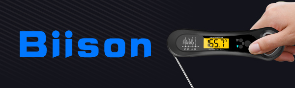 Meat Thermometer Digital, Instant Read Meat Thermometer for Grill and Cooking, with Bottle Opener, Backlight & Calibration Food Thermometer, Kitchen Gadgets for BBQ, Turkey, Candy, Liquids