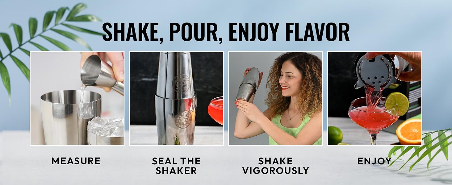 Professional Hight Quality Boston Shakers Set 18oz | Weighted Cocktail Shakers Set For Bartenders | Pro Bar Shaker Made From Premium Stainless Steel |Martini Shaker | Cocktail Shaker