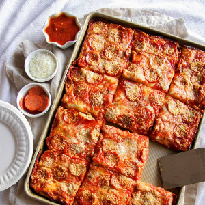 Detachable Pizza Scissors Pizza Cutter with Sharp Stainless Steel Blade and Ergonomic Soft Grip Black&Red