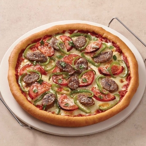 Detachable Pizza Scissors Pizza Cutter with Sharp Stainless Steel Blade and Ergonomic Soft Grip Black&Red