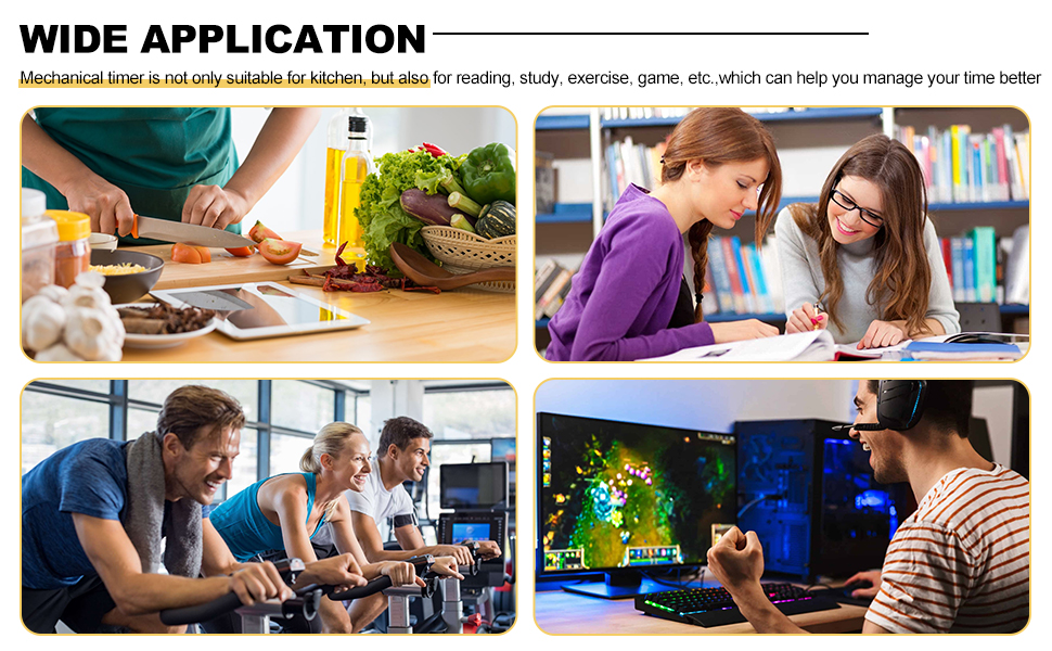 Chicken Pattern Timer, Kitchen Timer Reminder Cooking Countdown Timer for Cooking Baking Timer (White)