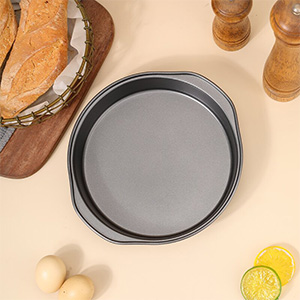 8 Inch Cake Pan - 3PCS Carbon Steel Round Cake Pans with 100 Pieces Parchment Paper, Non-stick & Easy Demolding, Non-toxic & Healthy