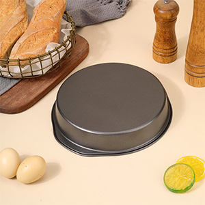 8 Inch Cake Pan - 3PCS Carbon Steel Round Cake Pans with 100 Pieces Parchment Paper, Non-stick & Easy Demolding, Non-toxic & Healthy