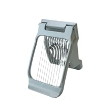 Annie & Mia Design Egg Slicer, Stainless Steel Wires Dishwasher Safe Aluminum Alloy Heavy Duty Multipurpose Cutter For Hard Boiled Eggs or Strawberry, Butter, Kiwi